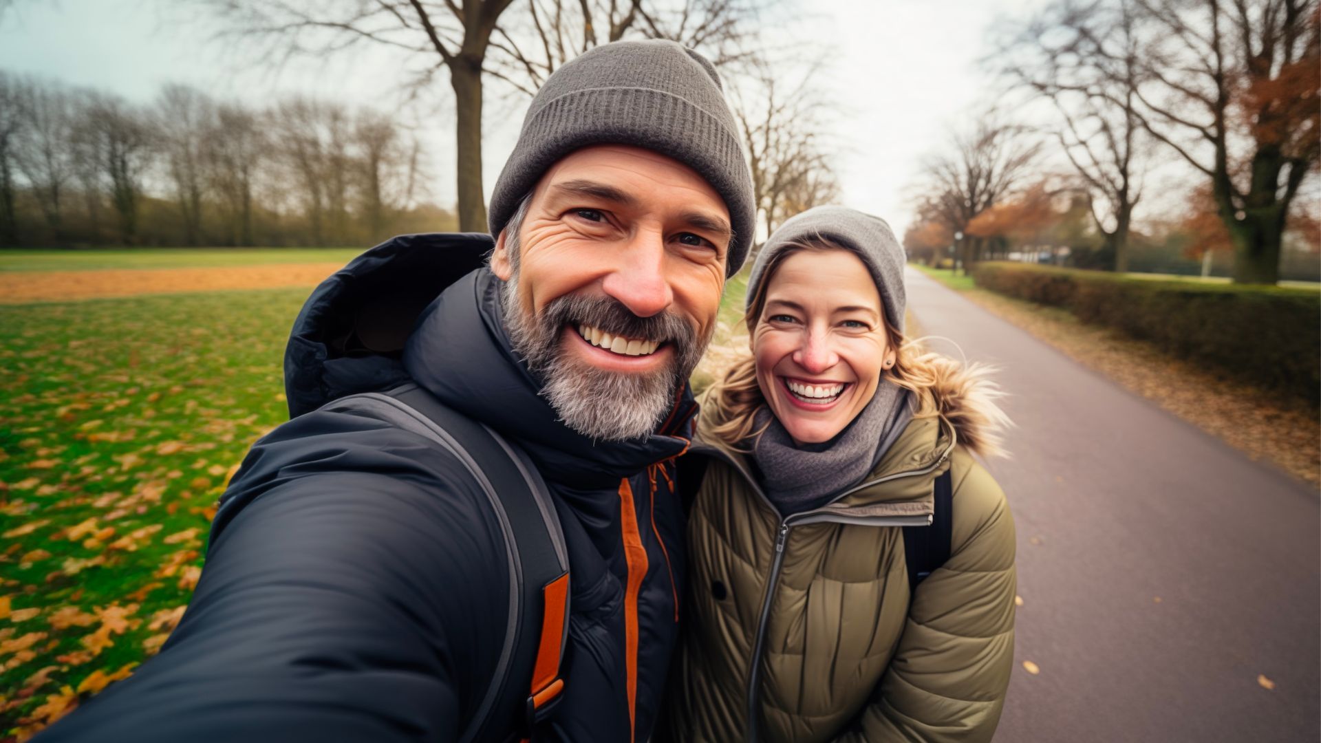 Photo of a couple dating in Surrey